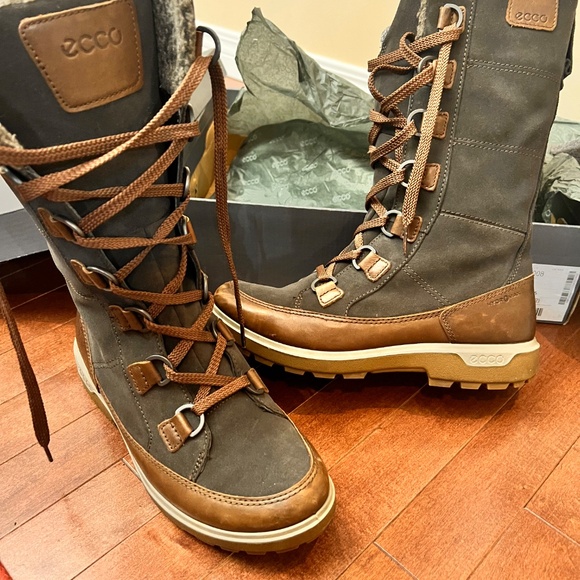 ECCO Women's Gore-Tex Winter Boots Size 39 - Picture 3 of 7